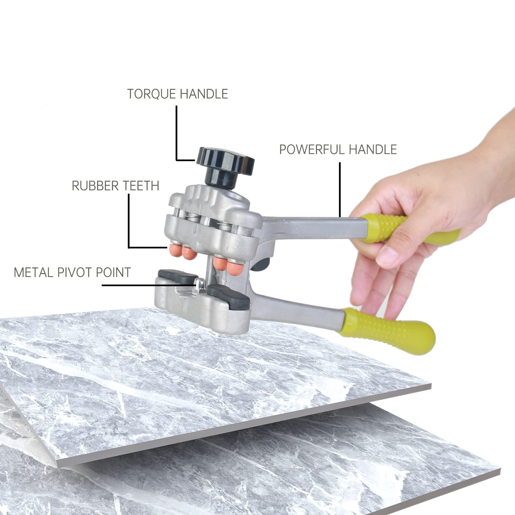 Szczypce do cięcia płytek 2,0 generacji, wytrzymałe szczypce do łamania płytek ceramicznych do szkła porcelanowego, otwieracz do płytek Super Power