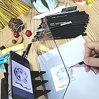 Vista 9 de B5 Drawing Tracing Board Light Copy Pad Optical Image Reflection Projector Wireless Copy Board DIY Shadow Mirror Tracer with Stand for Artist