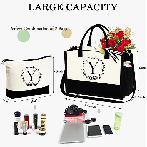 Miniatura 2 de Regalos para mujeres, regalo para el día de la madre, regalo de agradecimiento para profesores, regalo de graduación, bolsa de mano inicial para