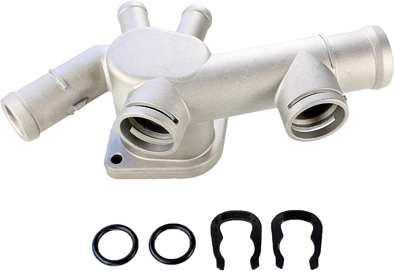 Votex - ALUMINUM Water Coolant Flange is Compatible with 1998-2005 Volkswagen Beetle - Part Number 06A-121-132C