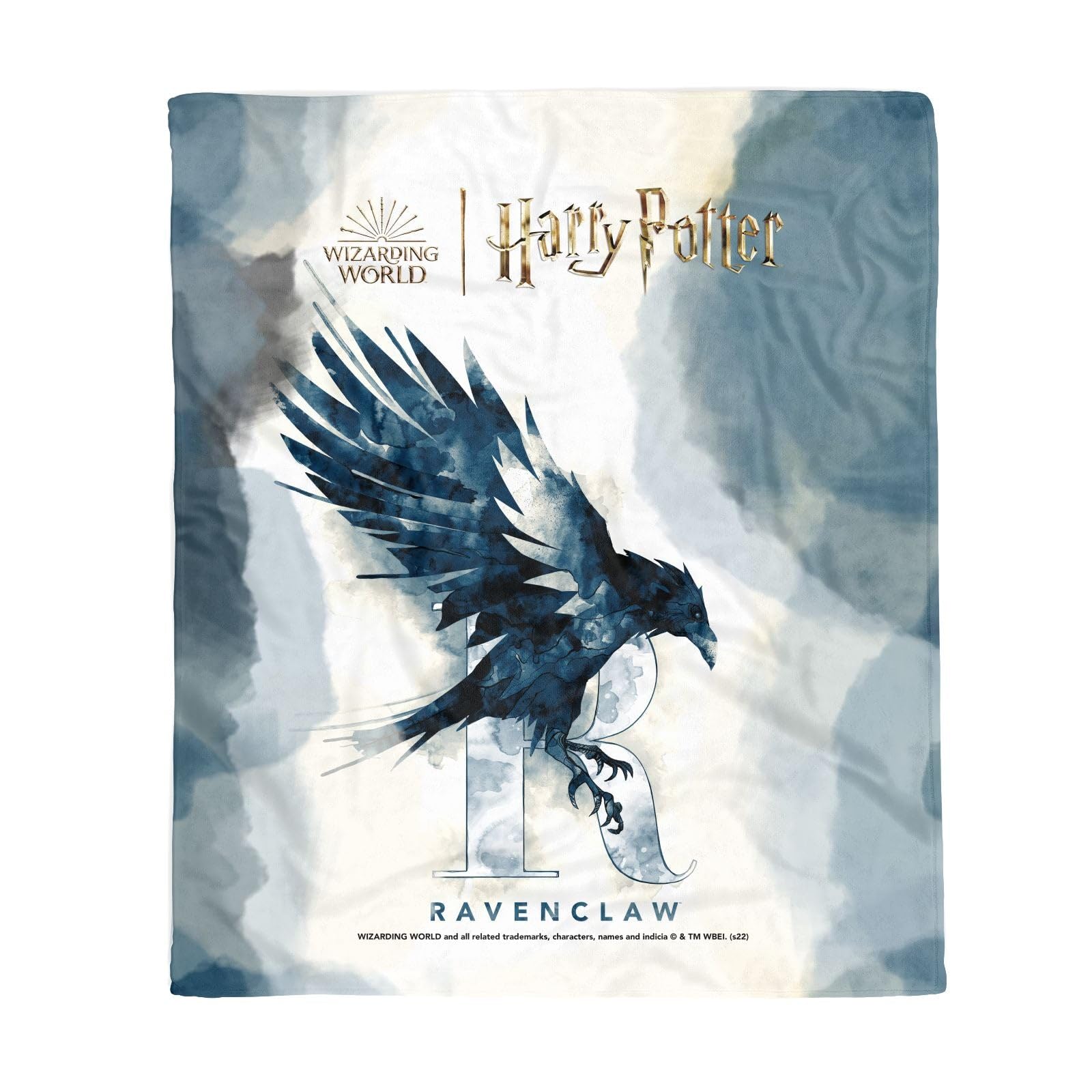 B&Q -  Harry Potter Ravenclaw Watercolour Effect Fleece Blanket