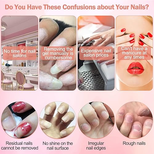 Miniatura 4 de NAILGIRLS - Taladro eléctrico de uñas, máquina profesional recargable, kit de taladro de uñas inalámbrico portátil USB para uñas de gel acrílico,