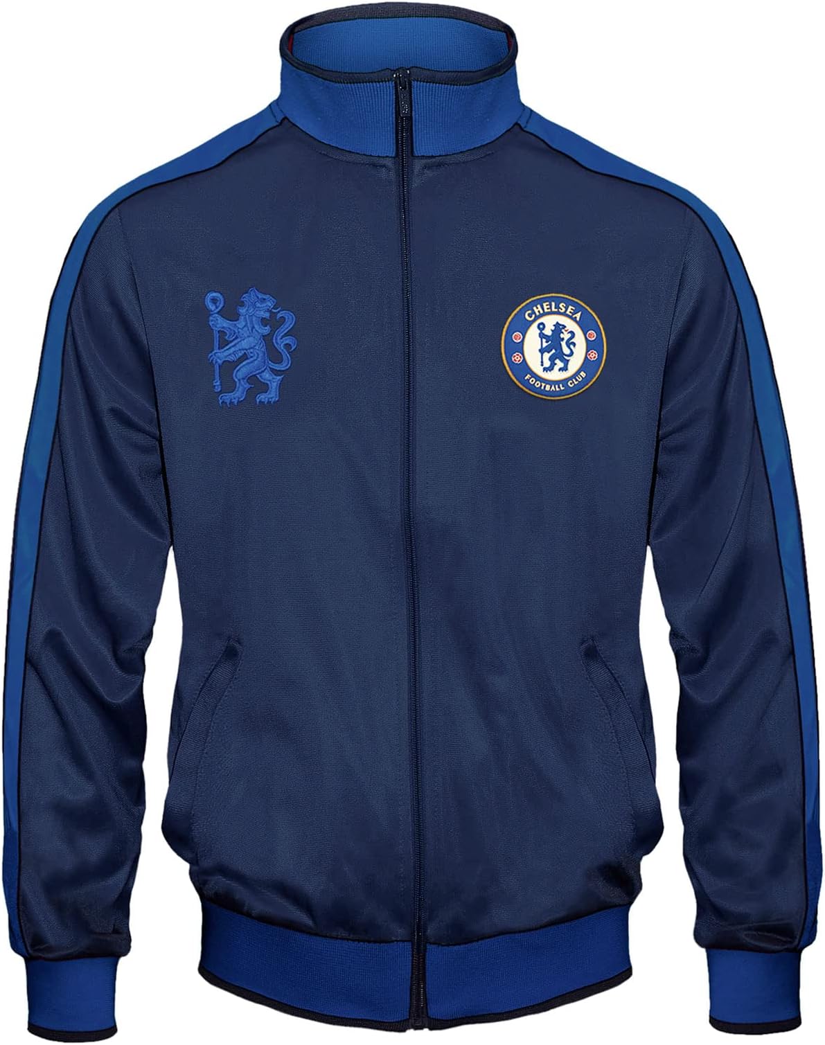 Chelsea Mens Jacket Track Top Retro OFFICIAL Football Gift