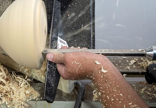 Miniatura 3 de Herramienta de torno de madera más áspera y simple de carburo más mango intercambiable de agarre de espuma de 17 pulgadas, fabricado en EE. UU