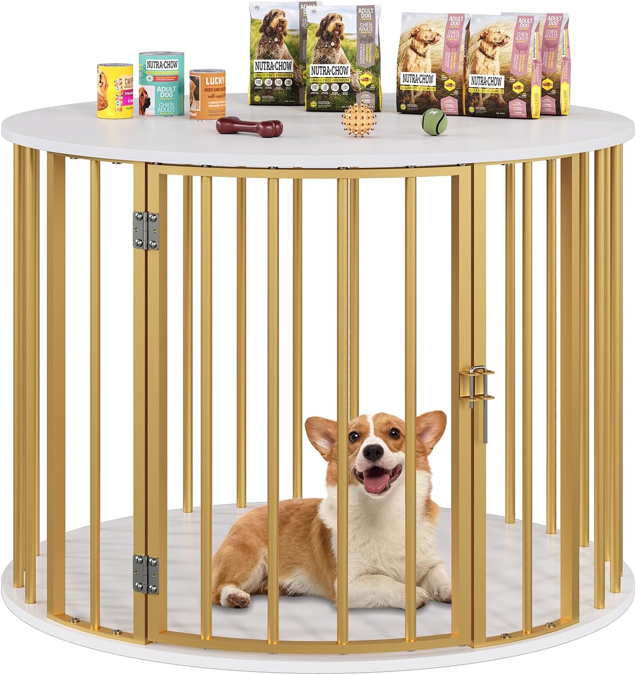 Yomiluve 32" Dog Crate Furniture