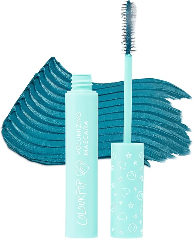 ColourPop BFF Mascara - Volumizing & Lengthening Mascara for Lifted, Thicker and Fuller Lashes - Made with a Buildable Formula and Nylon Fiber Brush - Swell Season (0.24 fl oz)