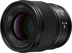 Panasonic LUMIX Full Frame Camera Lens, S 100mm F2.8 Macro - S-E100
