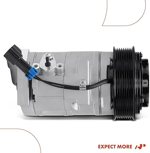 Miniatura 9 de A-Premium Compresor de aire acondicionado con embrague compatible con modelos John Deere, polea de 8 ranuras, reemplaza # CO 29222C, RE284680