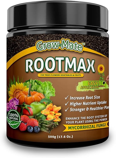 RootMax - Mycorrhizal Fungi Rooting Powder | 50X More Potent Rooting Hormone for Cuttings | Enhanced Formula for Bigger Roots, Healthier Plants and Maximum Yield [500 G]