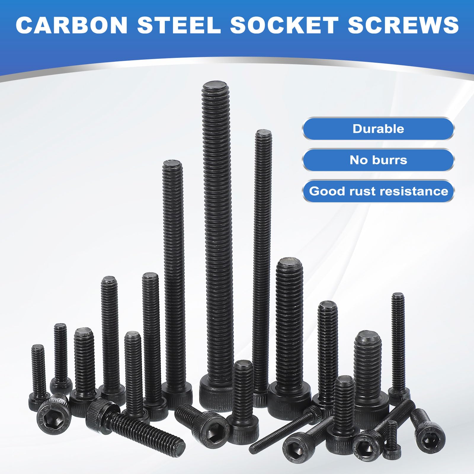PATIKIL M8 x 16mm Hex Socket Head Screws Cap Bolt - Image 3