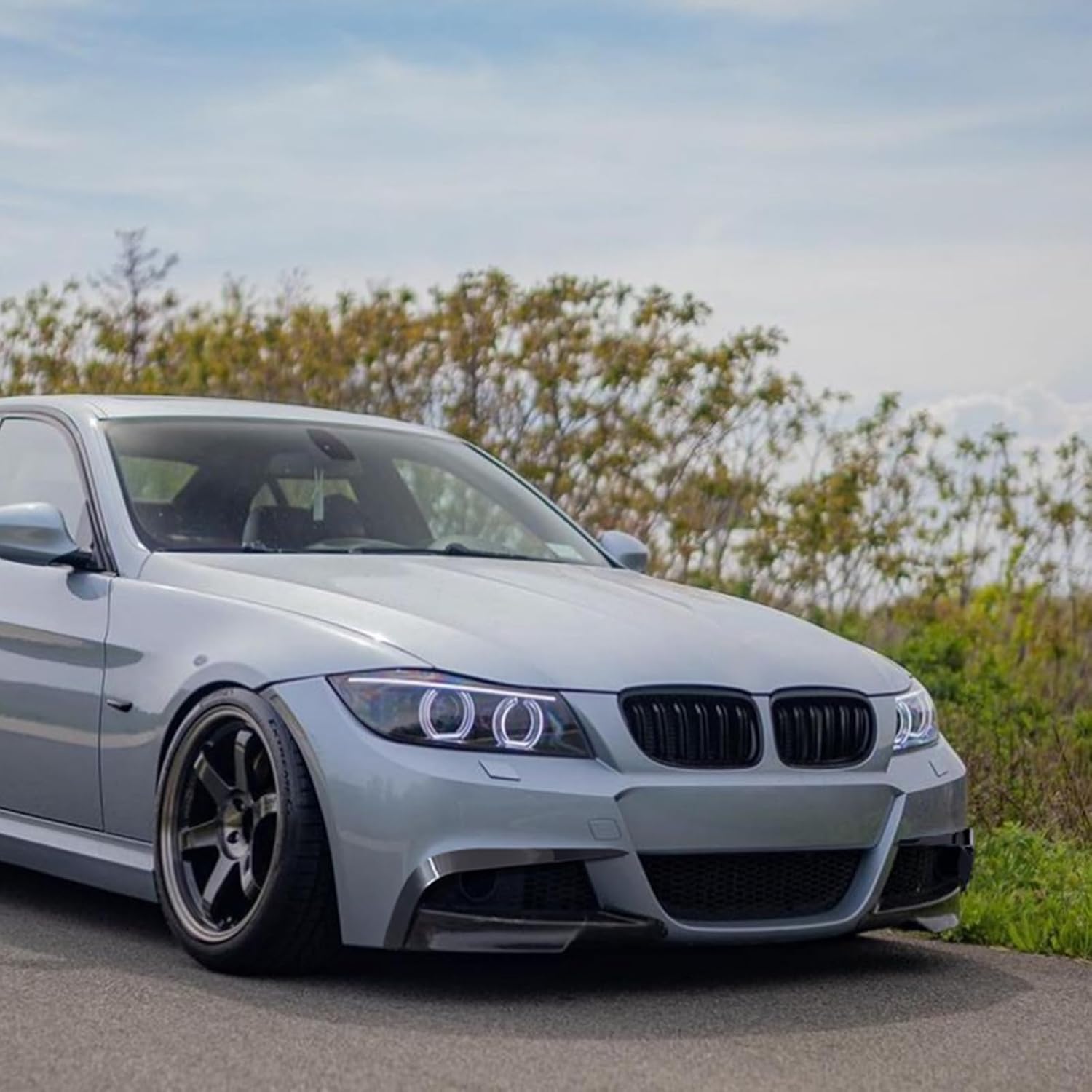 Front Side Air Vent Trim + Cover for BMW E90 E91 325i M Sport 2009-2012