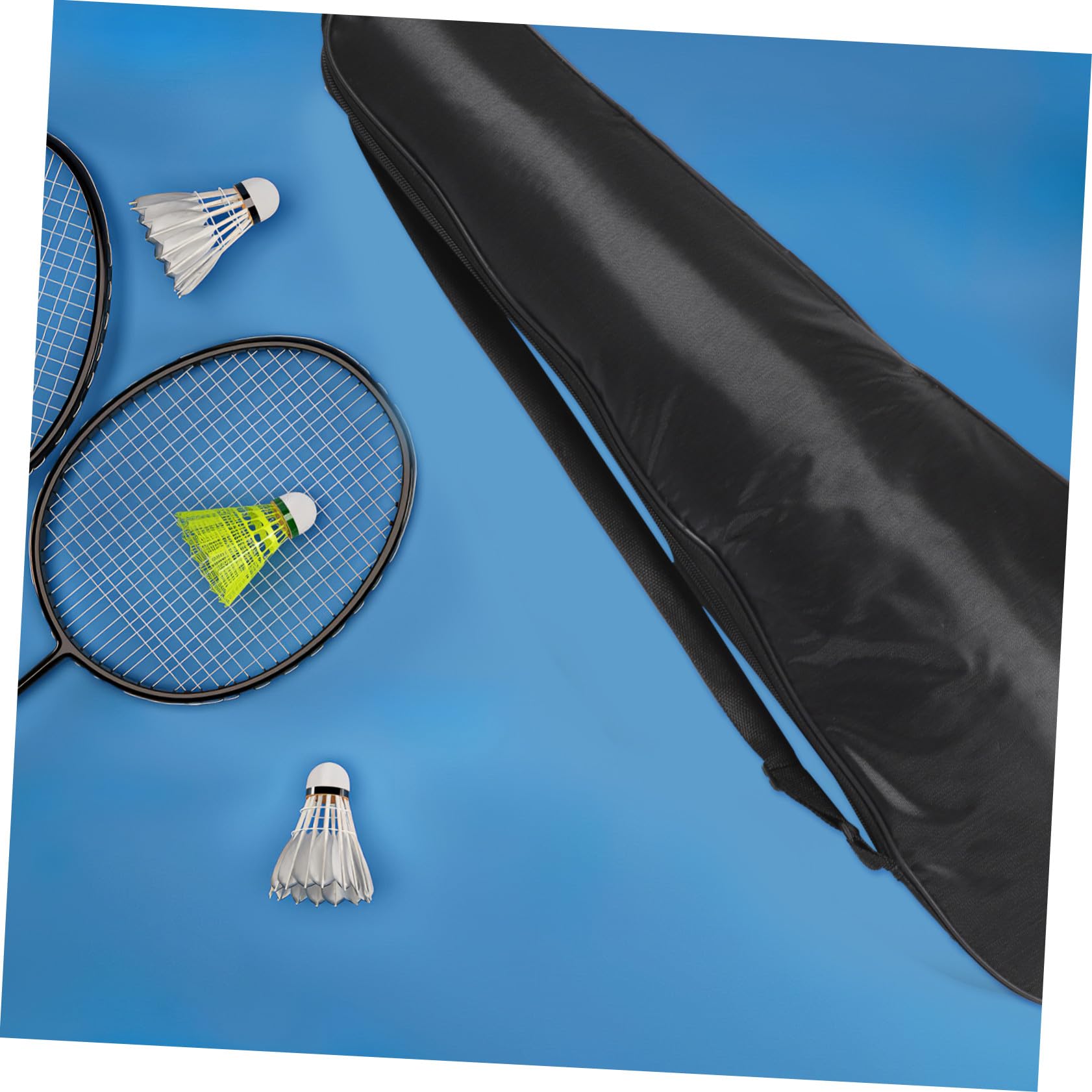 Paquet de Badminton Étanche en Tissu Oxford Fermeture Éclair Portable, Design Spécial Adapté aux Raquettes, pour Équipement de Sport en Extérieur