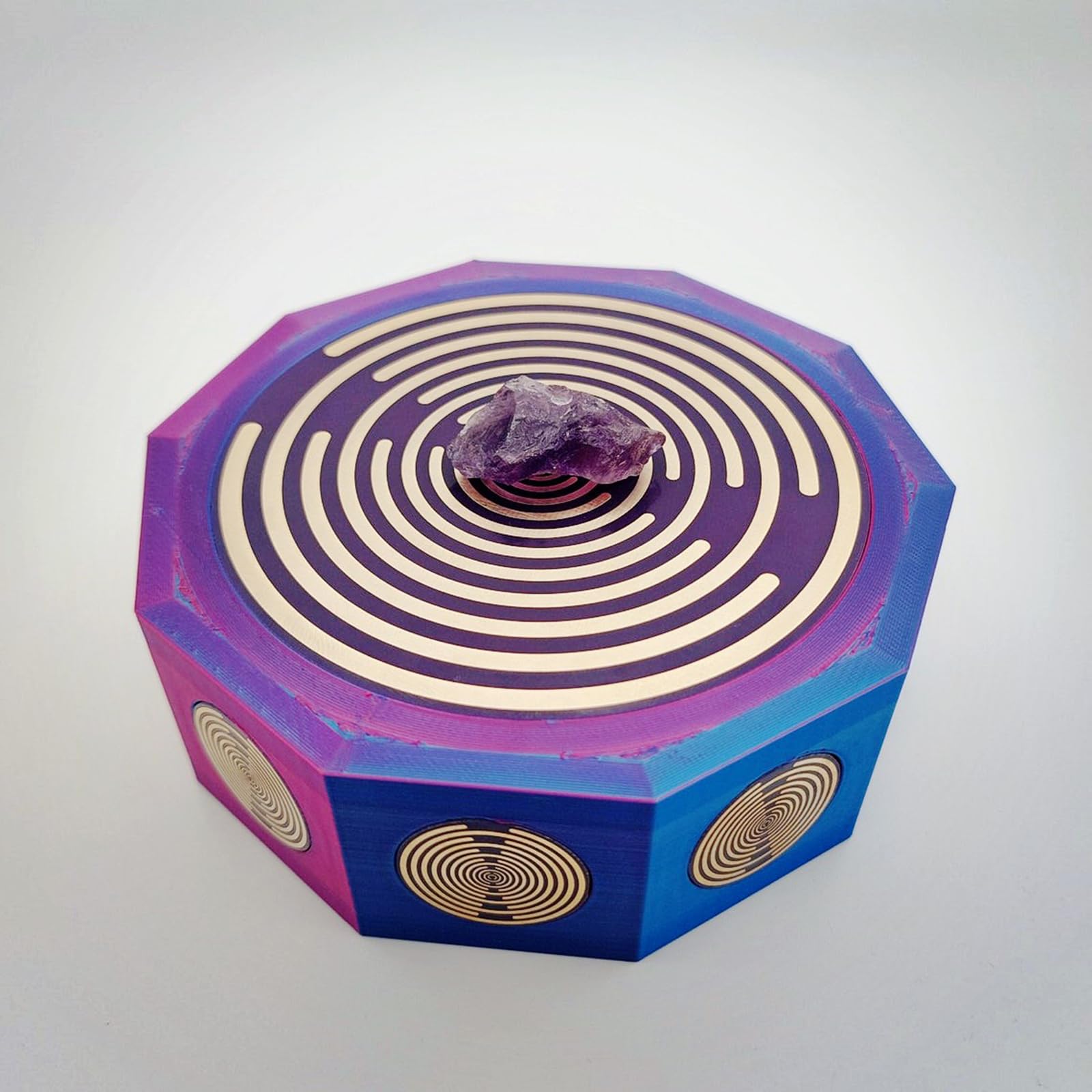 Disco Polarizante Tesla MWO De 12X4cm, Oscilador De Ondas Múltiples De 10/2.5cm, Actualización Y Mejora De La Cabeza Redonda Bobina MWO De 24 Giros, Energización del Agua Y Equilibrio Armónico
