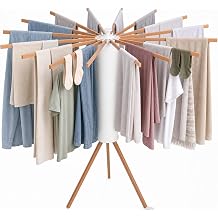 Tripod Foldable Clothes Drying Rack, Rotary Laundry Drying Rack