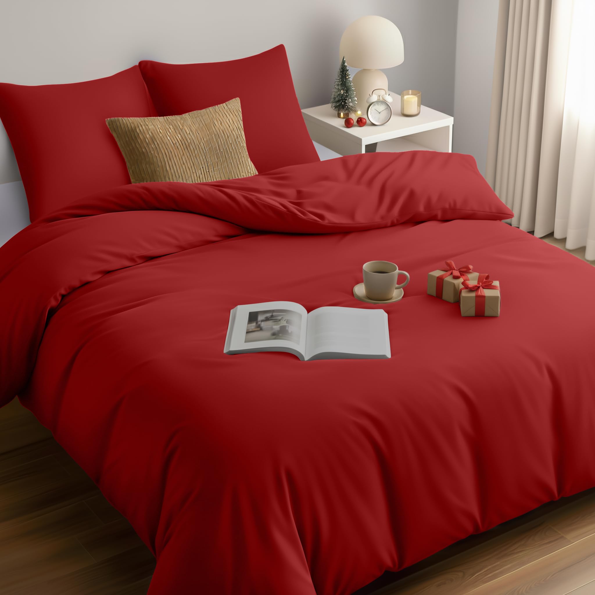 Utopia Bedding Funda Nordica Cama 180 - Microfibra Juego de Funda Nordica 240x260 cm y 2 Fundas de Almohada 65x65 cm (Blanco) — view 41