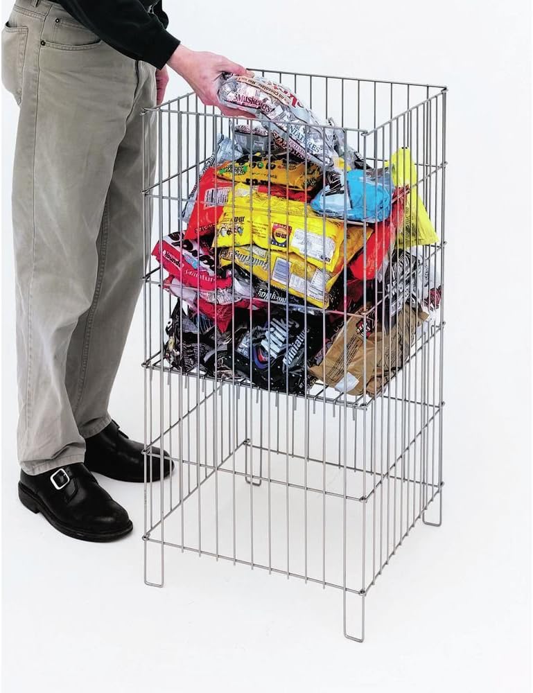 Wire Dump Bin - 18" L x 18" W x 28" H