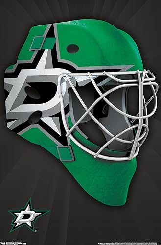 Miniatura 71 de Trends International NHL Dallas Stars - Póster de pared con máscara 16, 22.375 x 34 pulgadas, versión enmarcada en negro Versión con marco negro