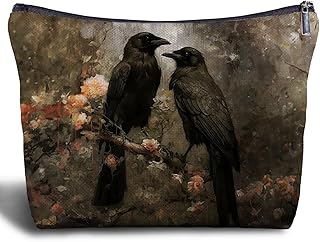 Bolsa de maquillaje de cuervo para pareja-FT,...