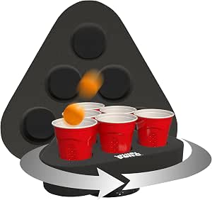 Spinning Cup Pong: Gioco Di Beer Pong Rotante Elettrico, Impermeabile E Ricaricabile USB, Set Da 2 Per Feste - 3