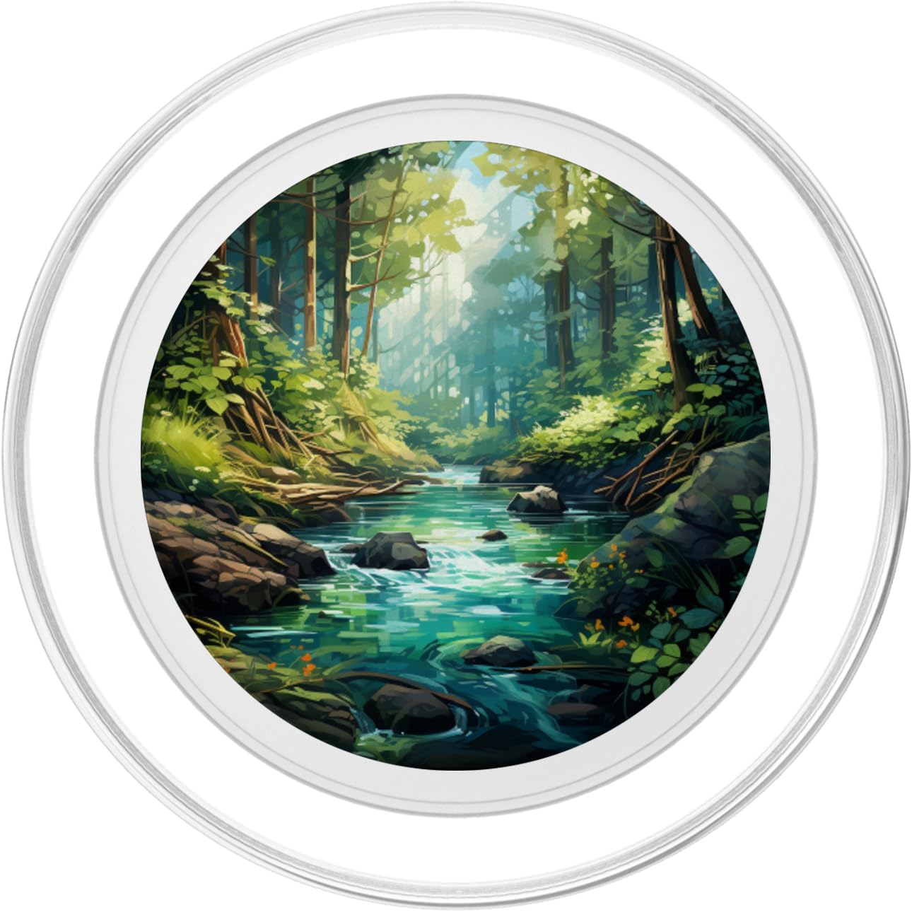 Forest Lover Outdoor Nature Forest Ranger PopSockets PopGrip for MagSafe