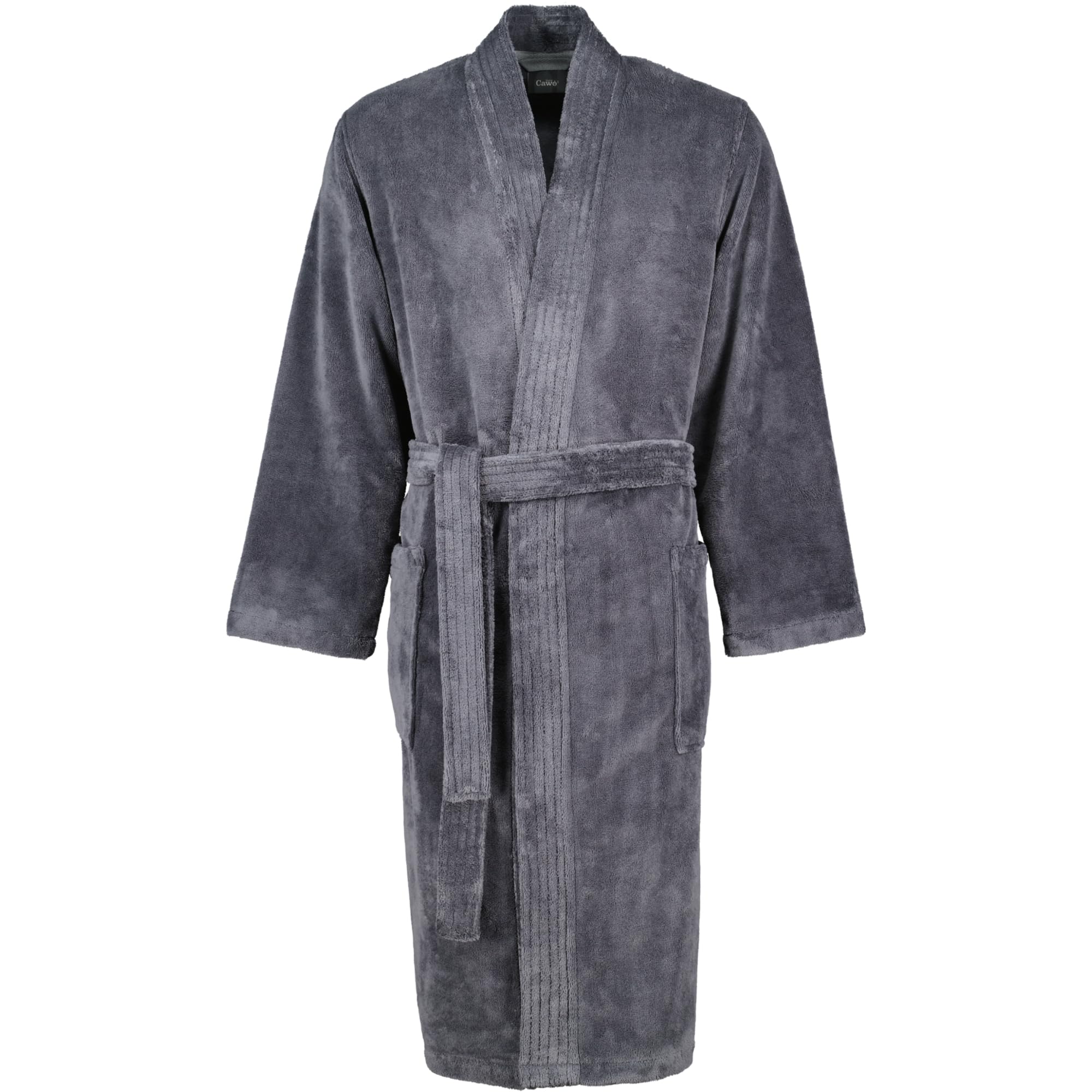 Cawö Bademäntel Herren Kimono 800 anthrazit - 71