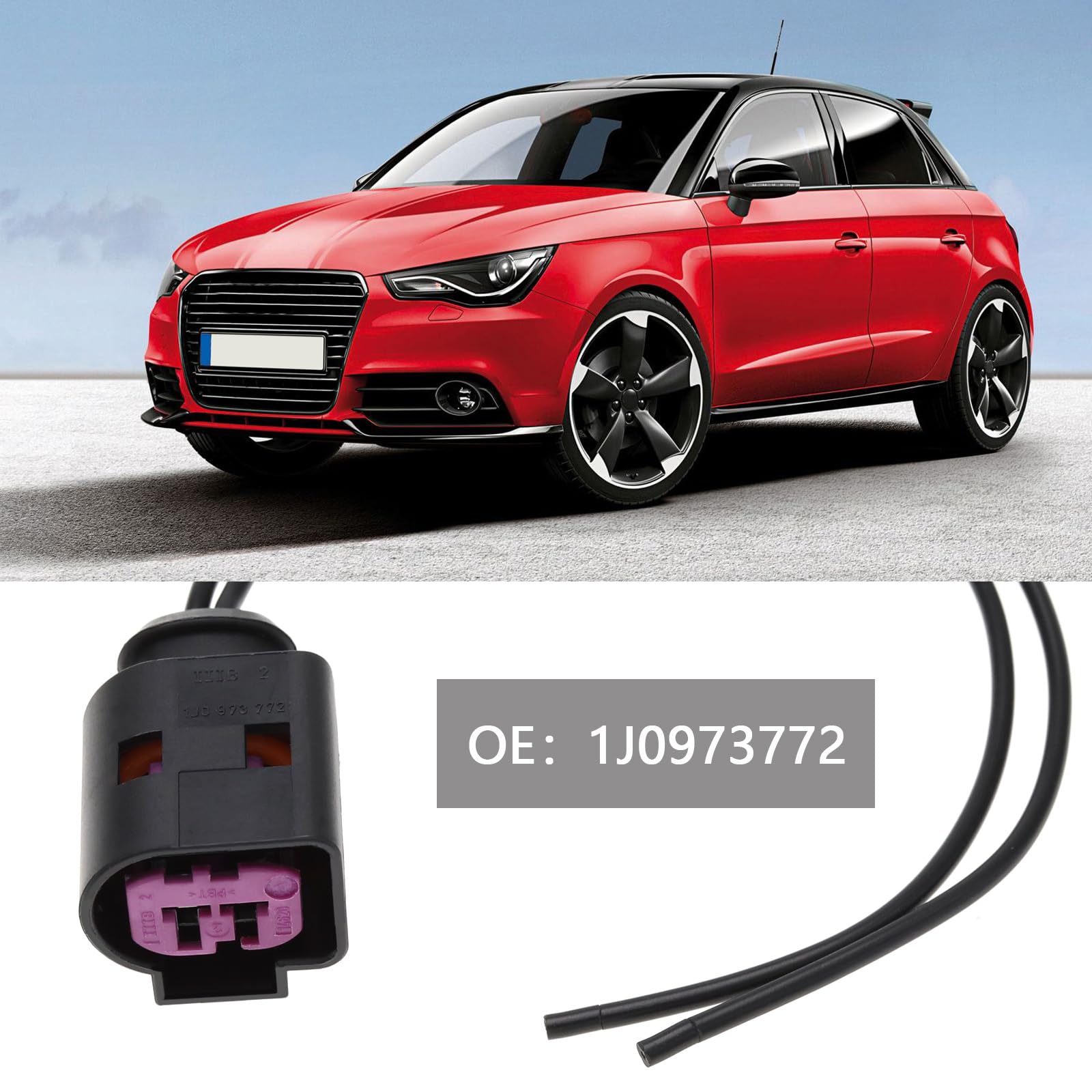 Kit Riparazione Connettori Alternatore 2 Pin - Compatibile Audi, VW, Seat, Skoda