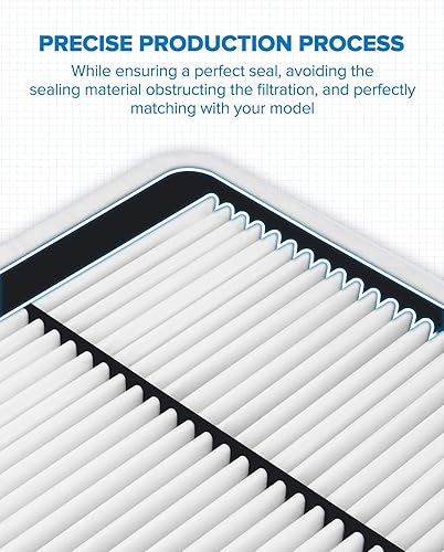 Miniatura 5 de PHILTOP Filtro de aire de motor CA9997 de repuesto para Subaru Impreza (2008-2016), Legacy (2005-2019), Outback (2005-2019), WRX (2015-2018),