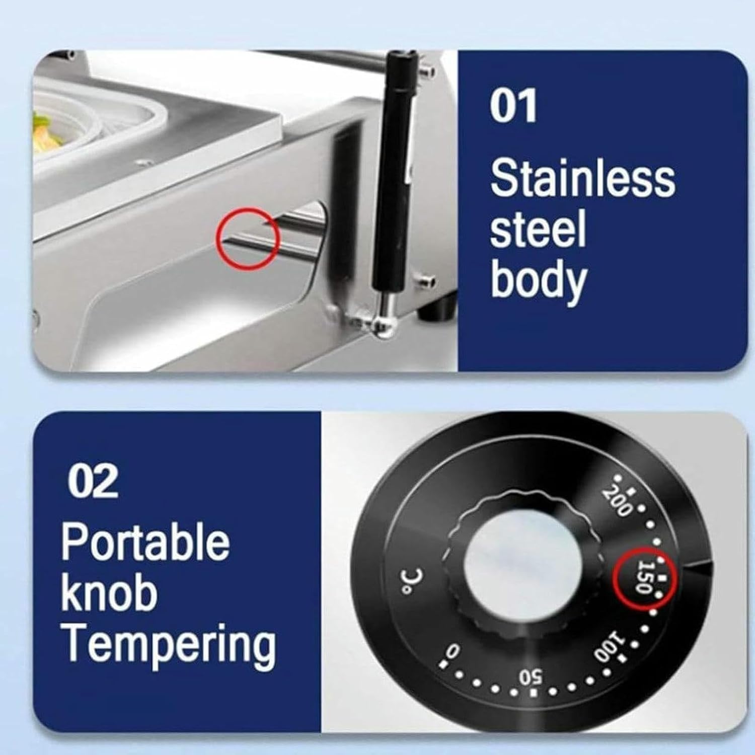 Commercial Meat Tray Heat Sealing Machine, Takeaway Box Hand Pressure Food Packaging Machine with 180mm Roll Film Width