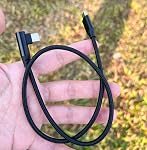 USB C to USB C Cable 1.5FT 3 Packs, Right Angle 60W PD Type C Fast Charging Cord Compatible with Samsung Galaxy S22/S21/S20 Ultra/Z Fold 3/Note 20, MacBook Air, iPad Pro 2020, Pixel 5/4/3 XL