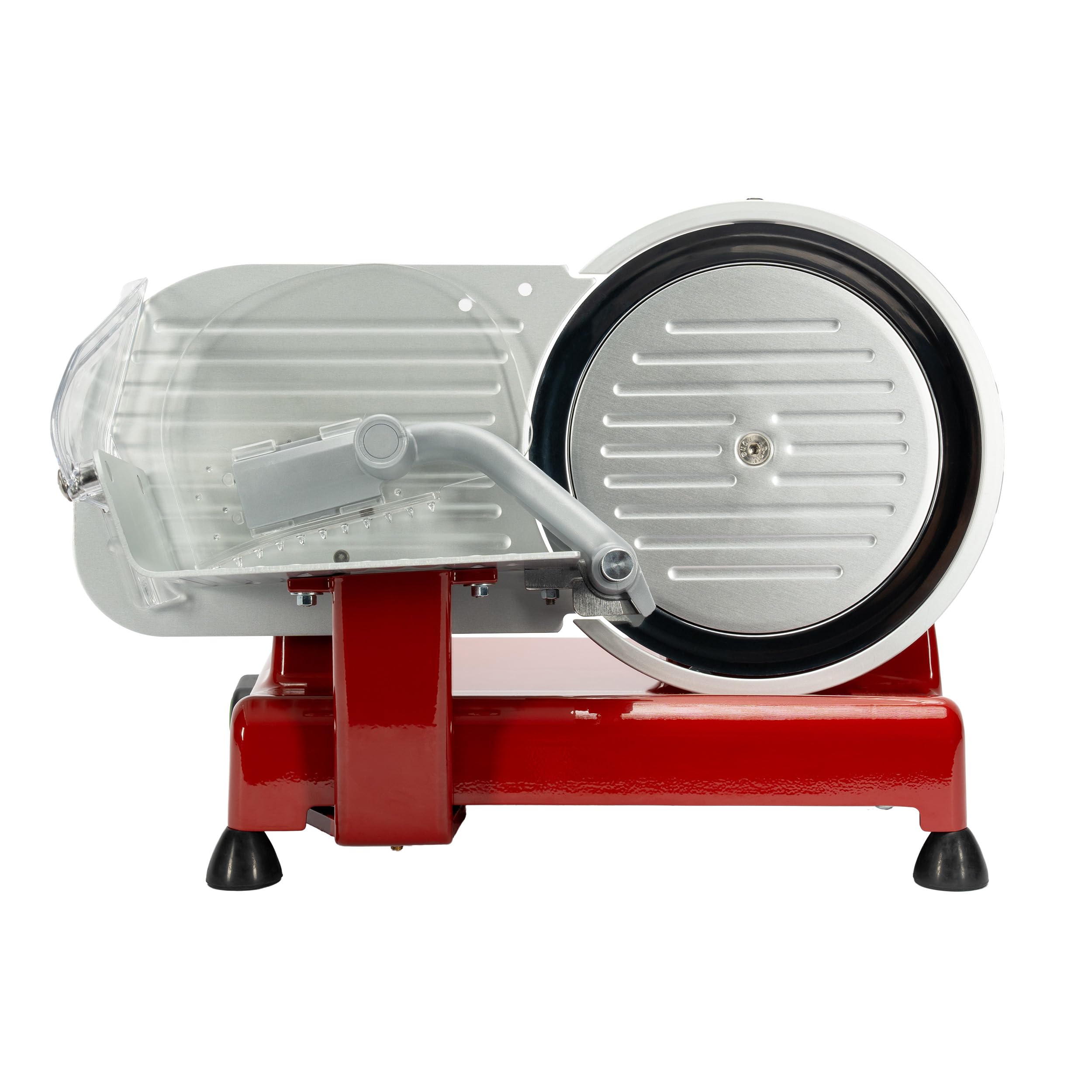 RGV Affettatrice 22 Luxor Red - Affettatrice Professionale 120W in Alluminio Fuso, Lama Ø220 mm, Spessore Regolabile 0–16 mm, Facile Pulizia