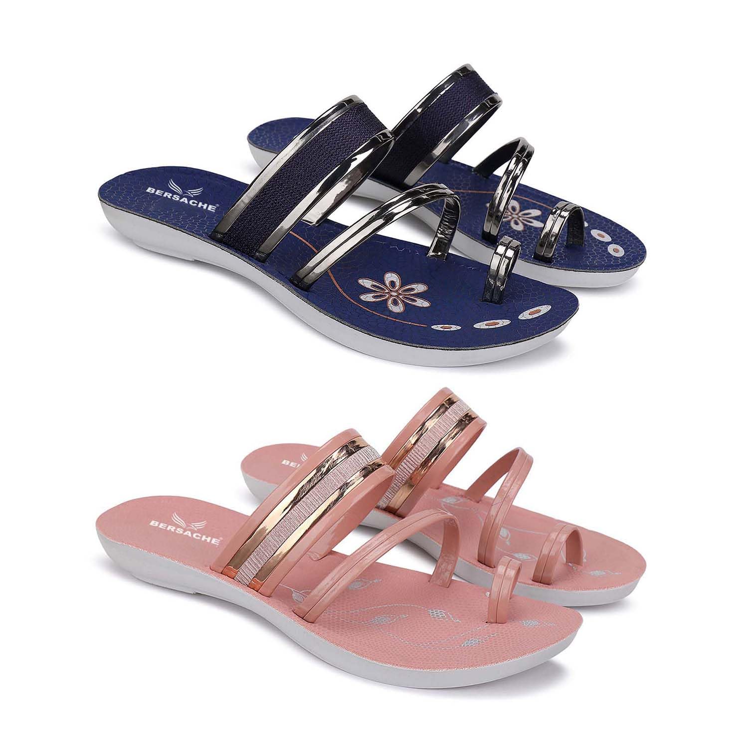 Soft Classic Casual with Regular wear Slippers for Woman | combo-1945-1944-image-38