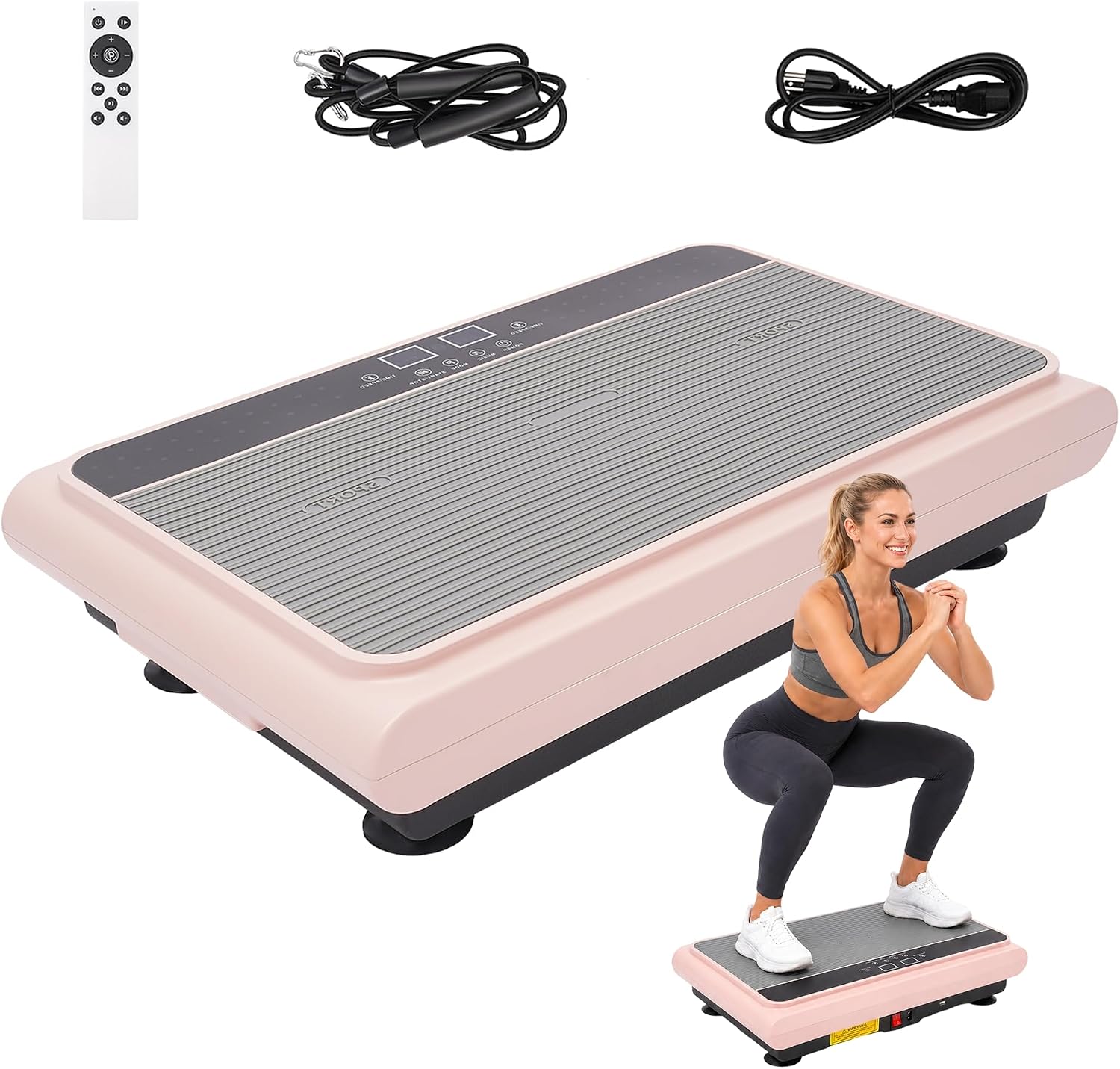 Plataforma Vibratoria para Ejercicio con 5 Modos y Bluetooth miniatura 1