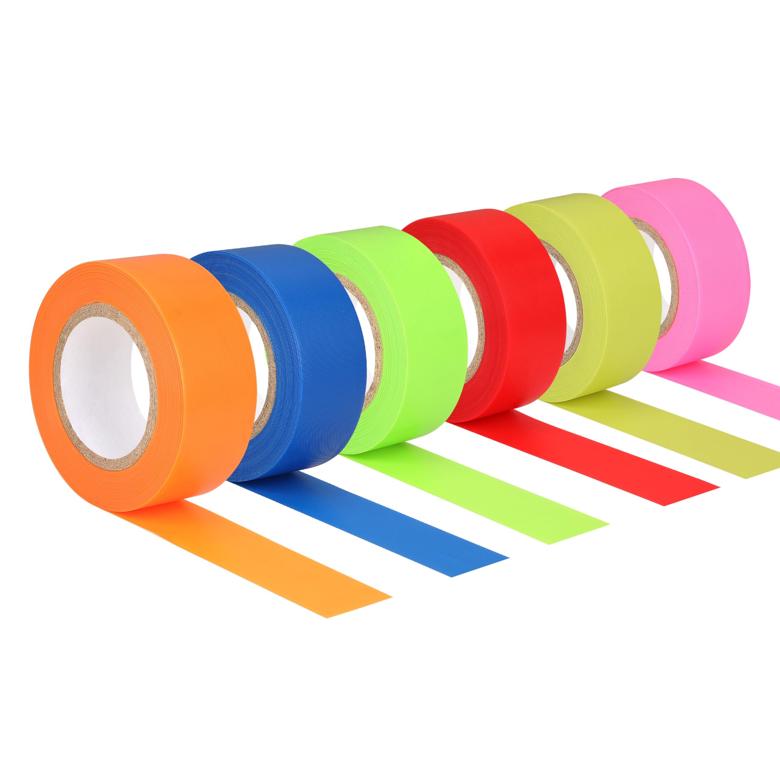 Snapklik.com : SICCOMA 6 Pack Flagging Tape High Visual Non-Adhesive ...
