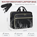 Sac pour ordinateur portable 17 La mallette d'ordinateur portable d'Inch pour les femmes étanches ordinateur Messenger Bag Cas professionnel d'ordinateurs portables pour le travail d'affaires