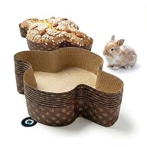 10 Stampi Colomba Pasquale in Carta da Forno Made in Italy – Pirottini per Colomba Pasquale e Pan Brioche – Resistenti fino a 220°C – Carta 100% Alimentare Riciclabile – 750 g
