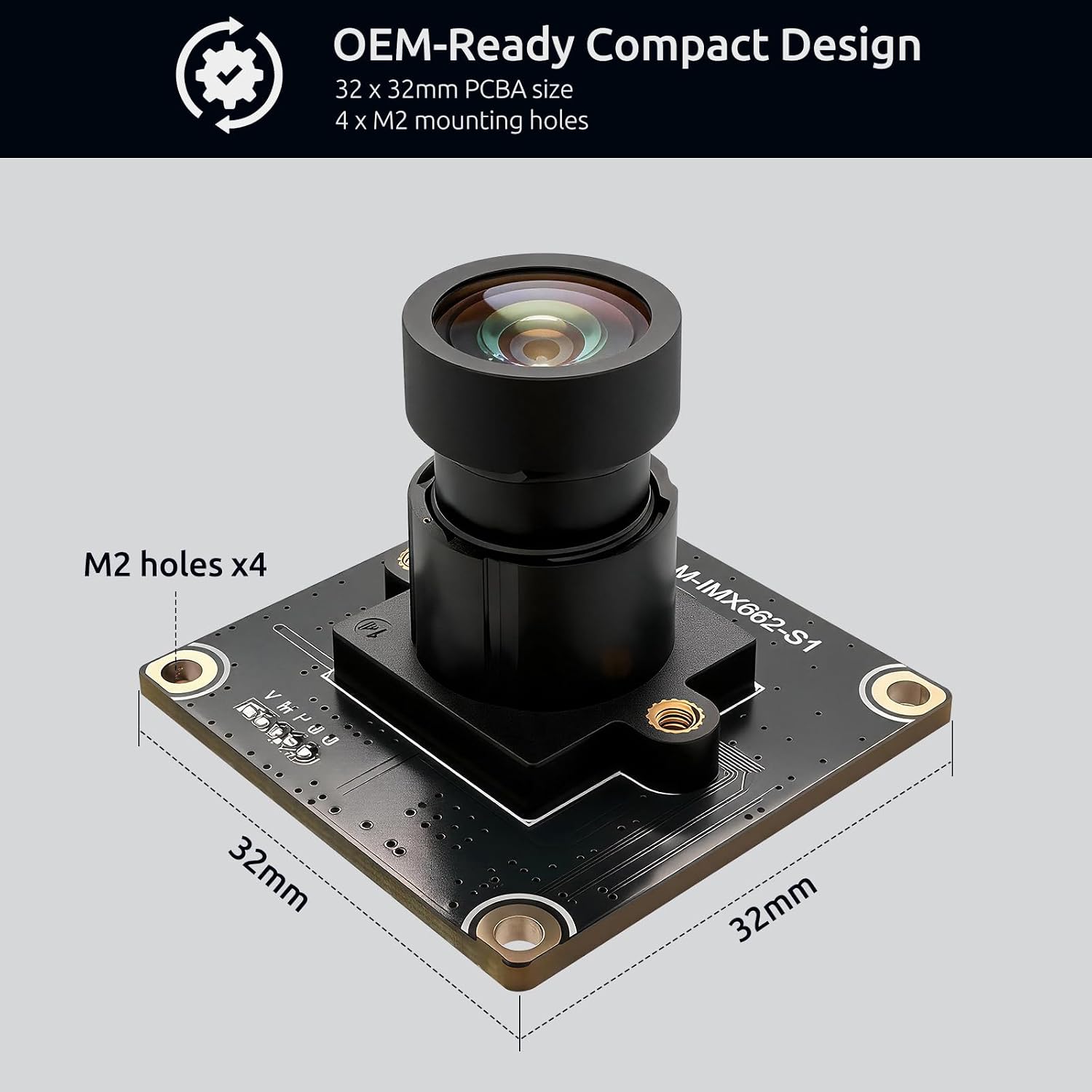 USB2.0 UVC Camera STARVIS 2 IMX662 Color Low Light Sensor, 1080P@60fps Clear-HDR, 135° Wide Angle Lens, Plug&Play for PC/Raspberry PIS/Jetson Nano/SBCs, Support Windows/Linux/Android/MacOS