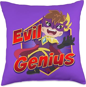 Ryans World the Movie Evil Genius Throw Pillow