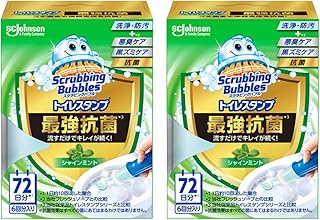【まとめ買い】 スクラビングバブル トイレスタンプ 最強抗菌 シャインミントの香り 本体 × 2個