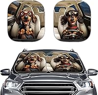 Vista 38 de Howilath Sombra de ojos de belleza, 2 unidades, parasol universal para parabrisas, accesorios para vehículos, cubierta anti-UV