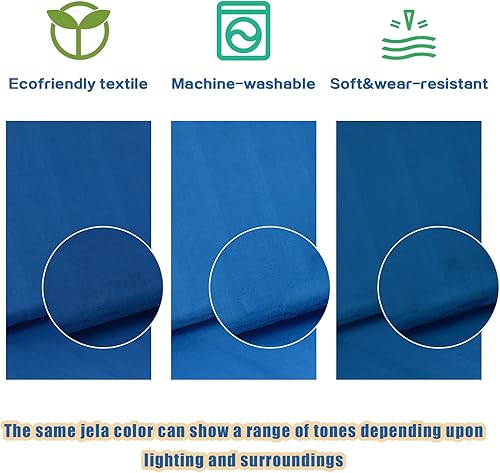 Miniatura 21 de jela Sofá de juego para niños, tamaño extendido, 8 piezas para la familia, sofá modular de espuma para niños y adultos, juego de casa de juegos para