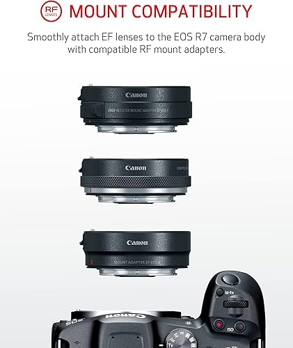 Miniatura 6 de Canon EOS R7 RF-S18-150mm F3.5-6.3 IS STM Kit de lentes, cámara vlogging sin espejo, calidad de imagen de 32.5 MP, video 4K 60p, procesador de