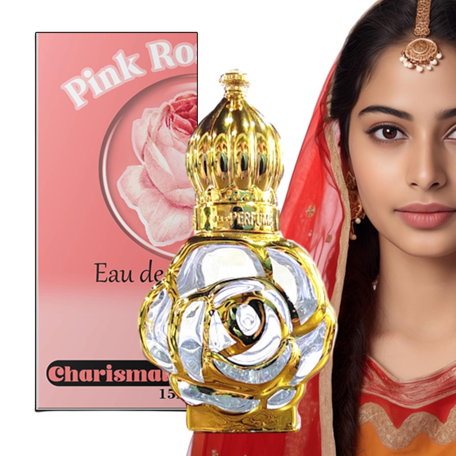 Perfume Arabe Mujer, Aceite Concentrado De 15 Ml, Perfumes Árabes Larga Duración Para Mujer, Elegante Árabe Seductor Regalos De Cumpleaños Para Niñas