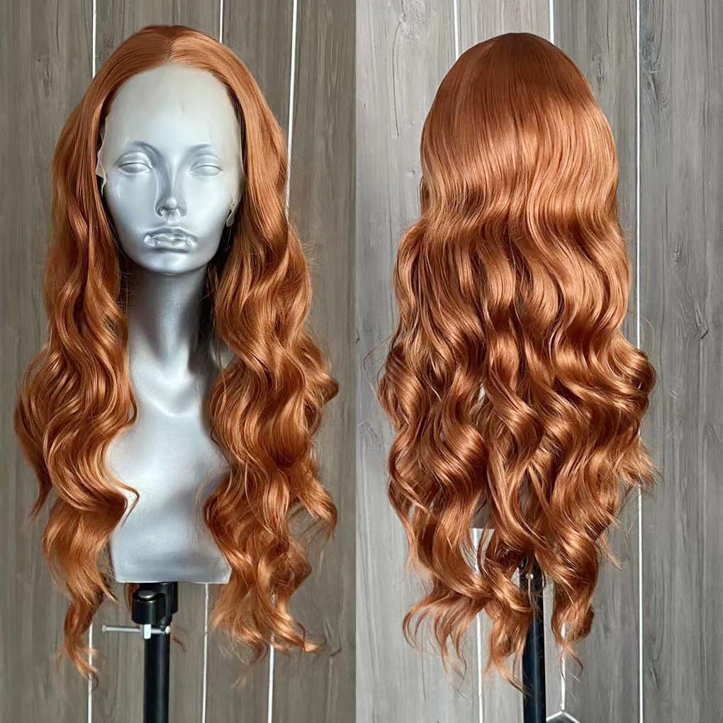 RONGDUOYI Neon Green Wigs for Women Free Part Synthetic Lace Front Wig Ombre Color Black and Green Wigs Glueless Natural Hairline Daily Use Cosplay Wig