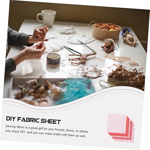 Miniatura 6 de VILLCASE 28 pcs DIY Cotton Patchwork Sewing Quarters Bundle Fabric Printed Bundle Scrapbooking Cloth Fabric Rustic Quilting Fabric Patchwork Quilt