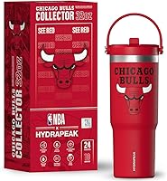 Vista 15 de Hydrapeak x Vaso de acero inoxidable con licencia oficial de la NBA de Boston Celtics de 32 onzas con asa y tapa con popote, botella de agua a