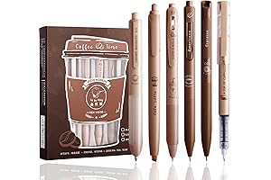 Cute Boba Pens Set with Highlighter - Perfect for School, Office, and Aesthetic Note-Taking