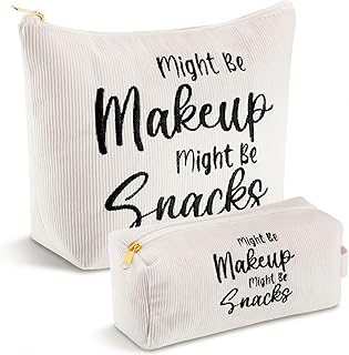 Sanwuta 2 bolsas de maquillaje de pana de la ...