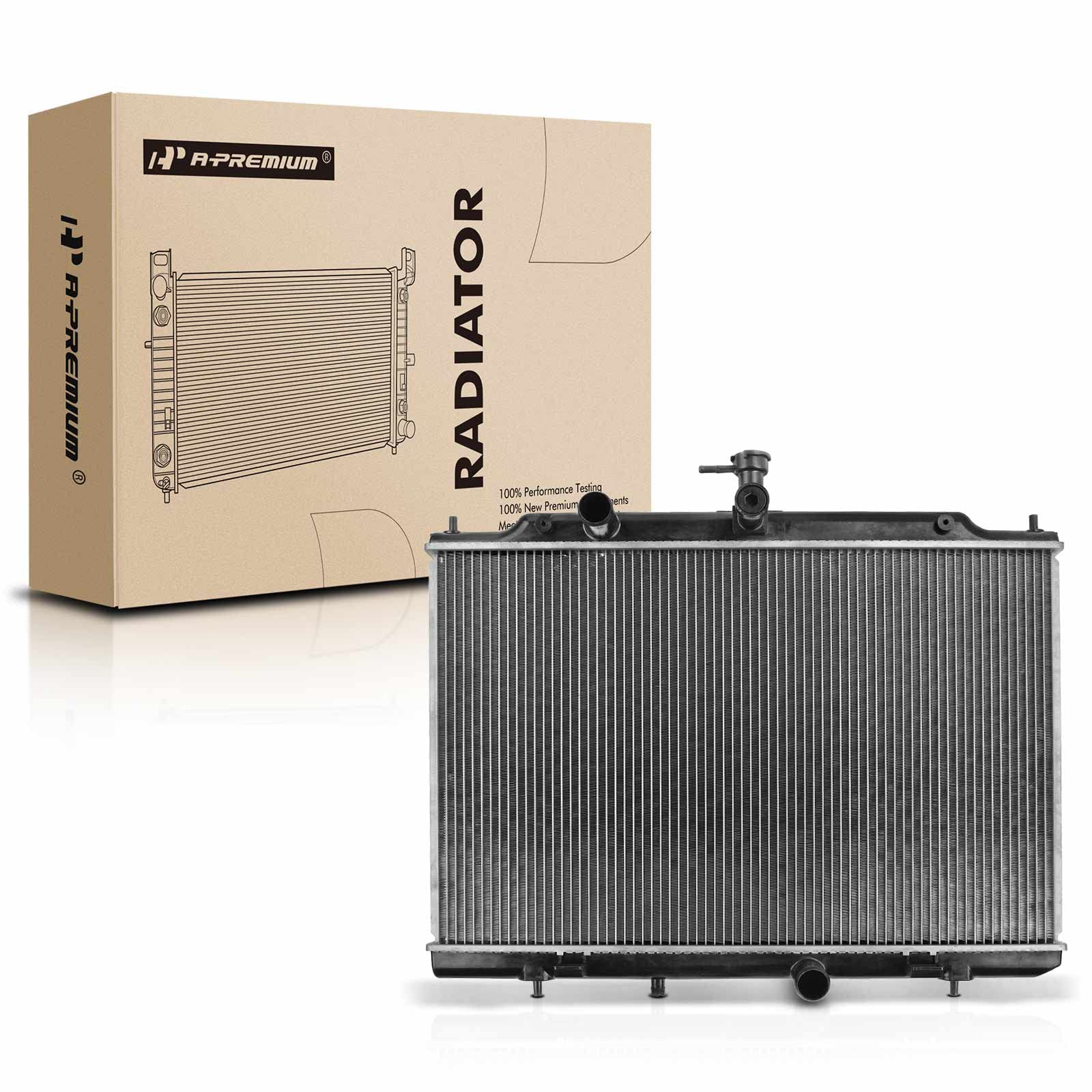 A-Premium Engine Coolant Radiator Assembly Compatible with Nissan NV200 2013-2021 & Chevrolet City Express 2015 2016 2017 2018, L4 2.0L
