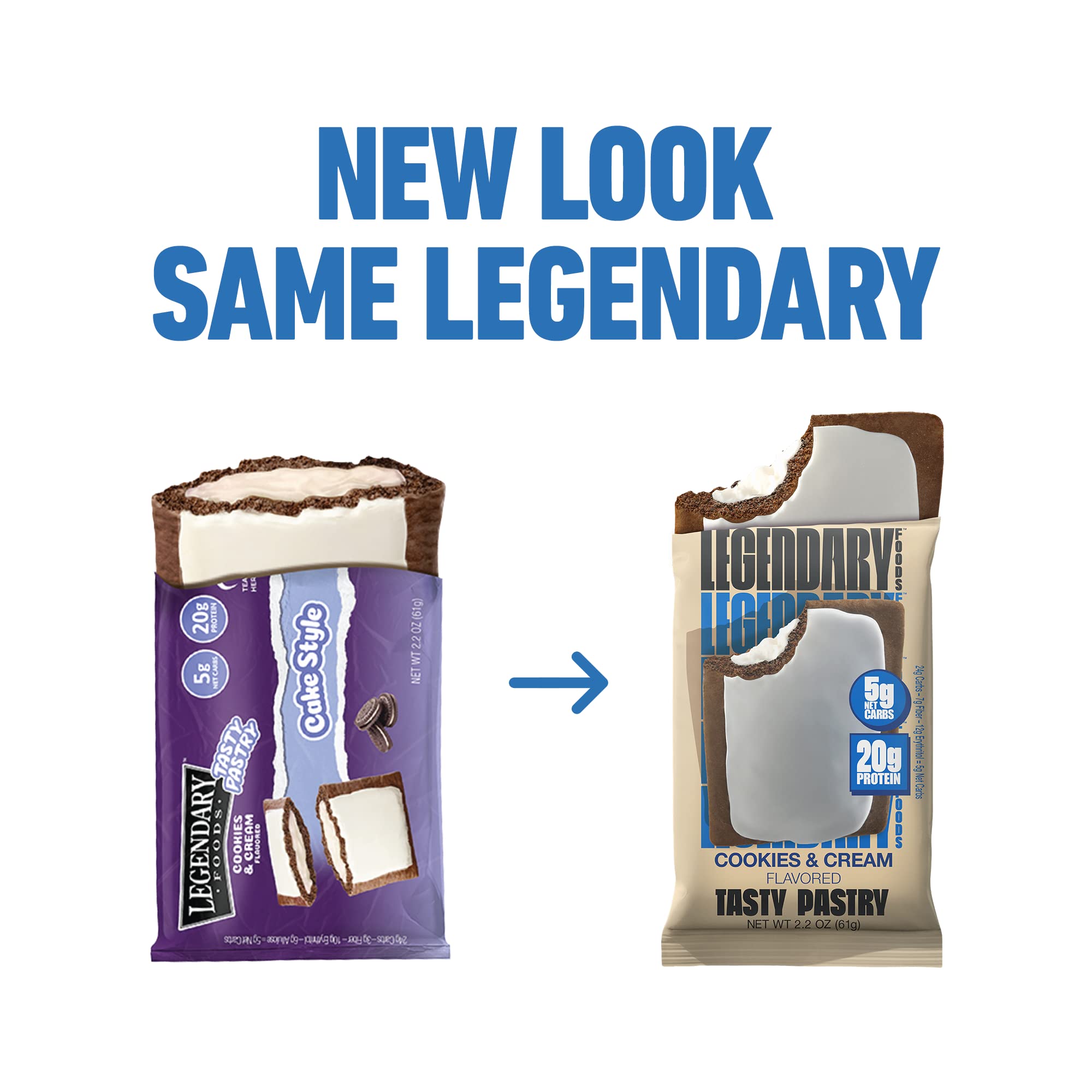 Legendary Foods 20 gr Protein Bar Alternative Tasty Pastry Low Carb