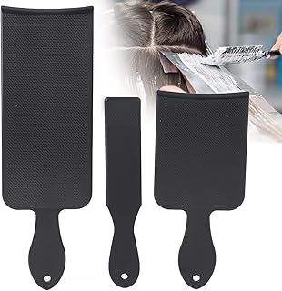 Placa de coloração de cabelo, pente de tingimento de realce de cabelo antiderrapante ferramenta de pentear cabelo prancha de topo plana pente prancha de pente prancha de cor de cabelo ferramenta profissional matização para cabeleireiro